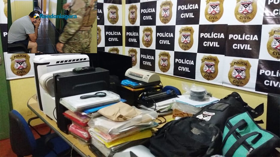 Monitorado por tornozeleira é preso com farto material de falsificação