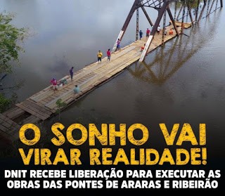DNIT INICIARÁ AS OBRAS DAS PONTES NA BR-425. ENFIM, TEREMOS NOVAS PONTE
