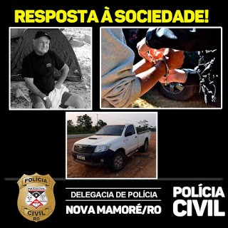 POLÍCIA MILITAR E CIVIL EM MENOS DE 24 HORAS IDENTIFICA E PRENDE QUADRILHA ENVOLVIDA NO LATROCÍNIO EM NOVA CALIFÓRNIA.