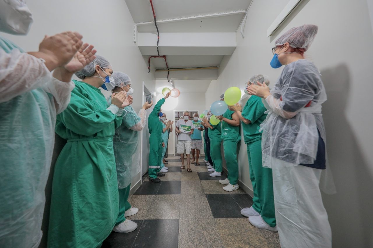 Mais de 70% dos pacientes internados por Covid-19 no HB estão curados