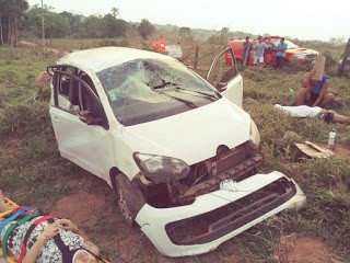 Capotamento: Jovem morre após ser arremessado de carro