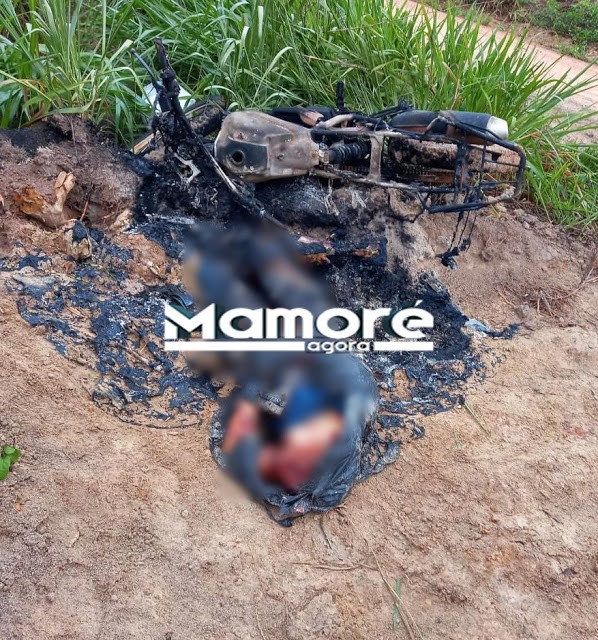 CORPO ENCONTRADO CARBONIZADO NA ZONA RURAL DE NOVA MAMORÉ TINHA MARCAS DE TIROS, SEGUNDO A PERÍCIA