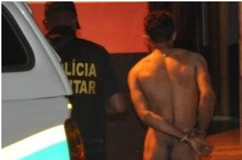 Homem é preso completamente nu dentro de hotel em Guajará-Mirim