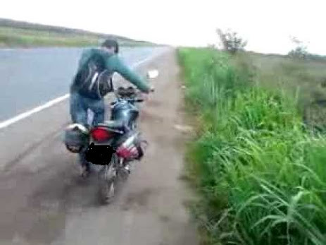 Indígena é preso com moto roubada na BR 425 após gasolina ter acabado