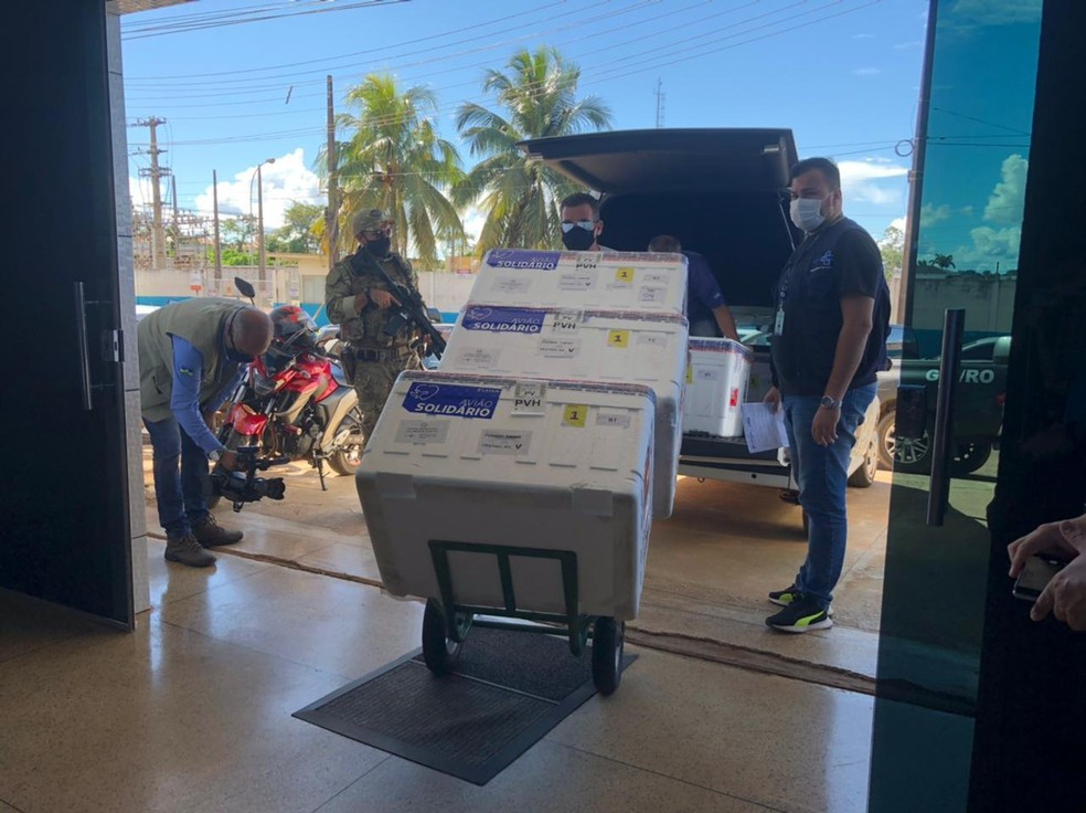 Rondônia recebe novo lote de vacinas contra a Covid