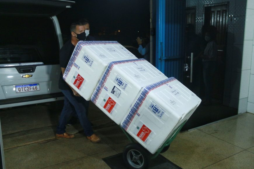 Rondônia recebe mais 40.150 mil doses de vacinas contra a covid-19