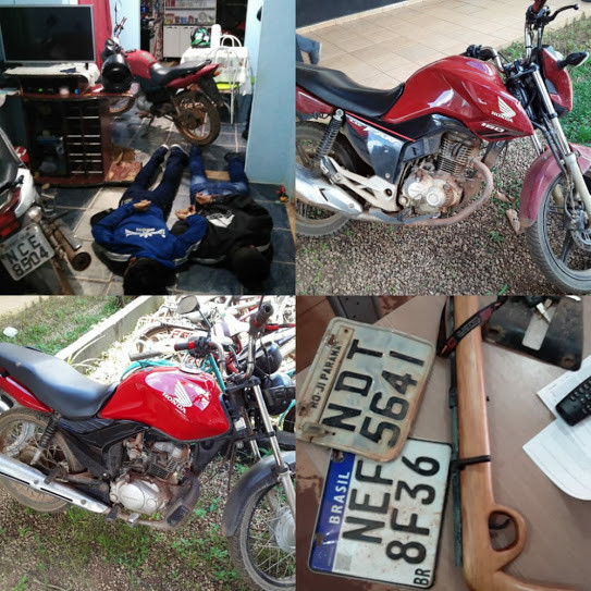 Motos são recuperadas e quatro são presos pelo Serviço de Investigações Vigilância e Capturas em Guajará-Mirim