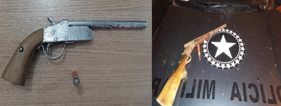 Policiais do 6º BPM tiram das ruas três armas de fogos