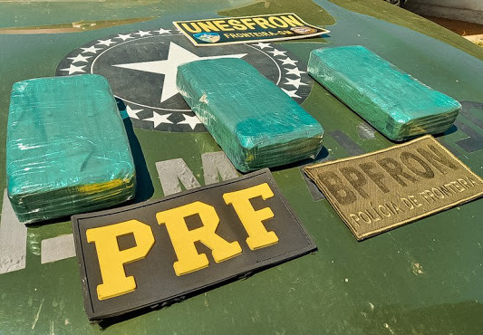 PRF apreende em Guajará-Mirim 3 kg de pasta base de cocaína em ação integrada com PMRO e NIIF