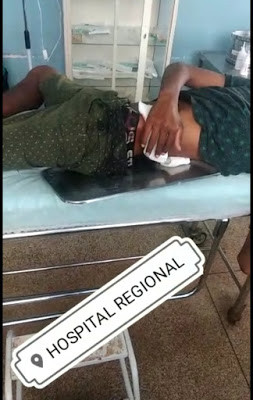 Jovem é golpeado por namorada durante discussão