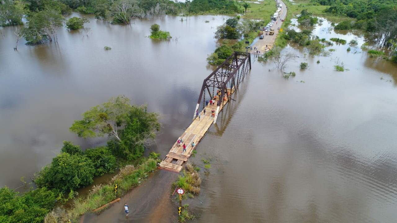 DNIT inicia as obras de fundações profundas da Ponte do Rio Araras