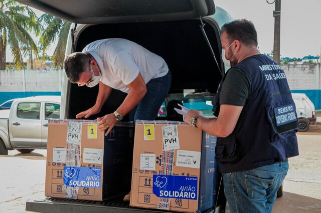 Coronavírus: Rondônia recebe mais 17.550 doses de vacinas da Pfizer