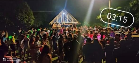 Mais de 300 pessoas participam de festa clandestina na área da Comara em Guajará-Mirim