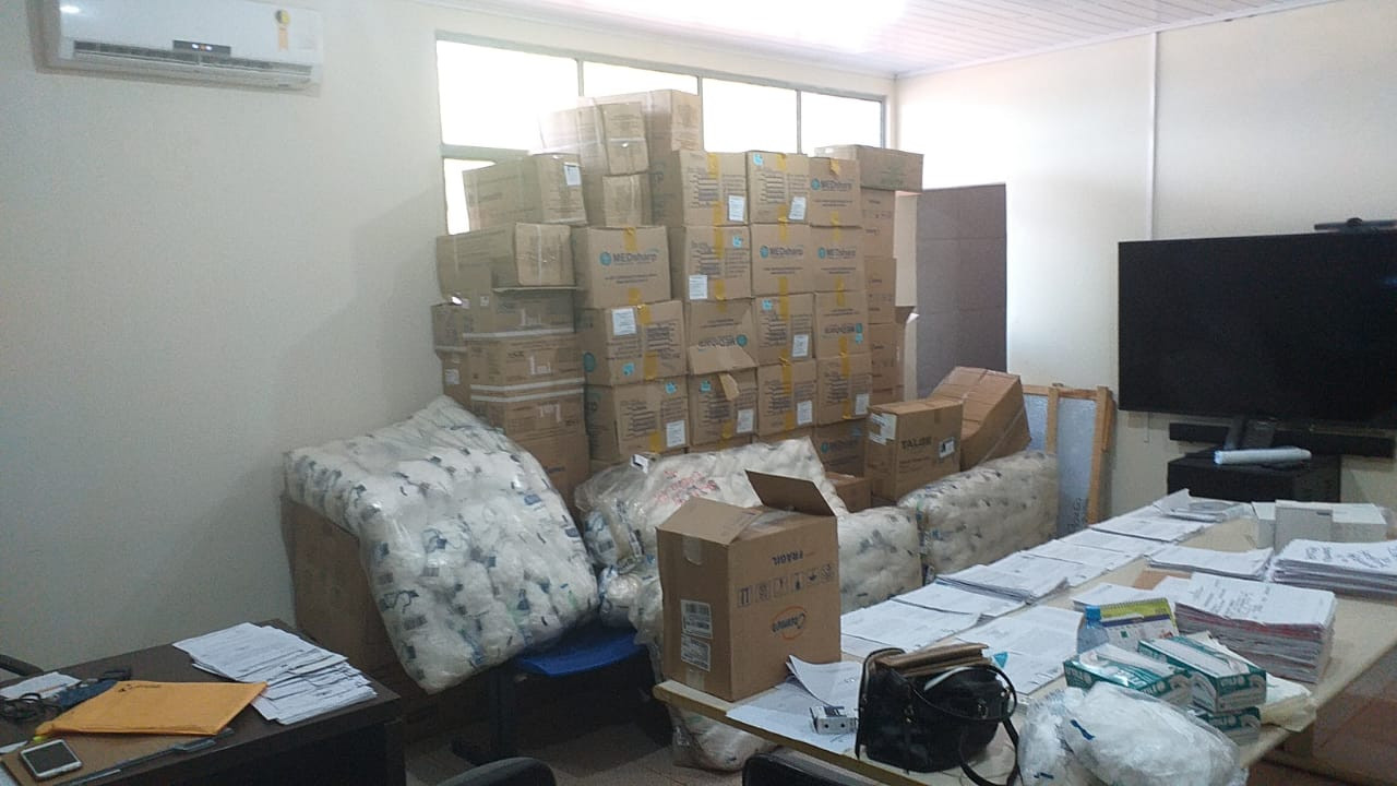 GUAJARÁ - MIRIM RECEBE DOAÇÕES PARA REFORÇAR O COMBATE À COVID-19.