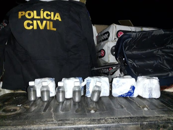 Denarc faz apreensão de 30kg de mercúrio avaliados em R$ 100 mil
