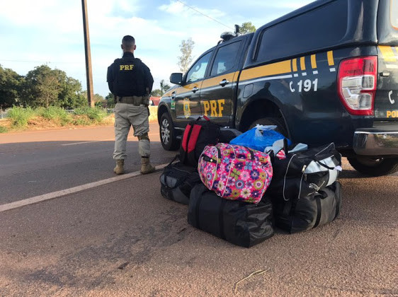 PRF identifica produtos bolivianos transportados sem nota fiscal que saíram de Guajará-Mirim