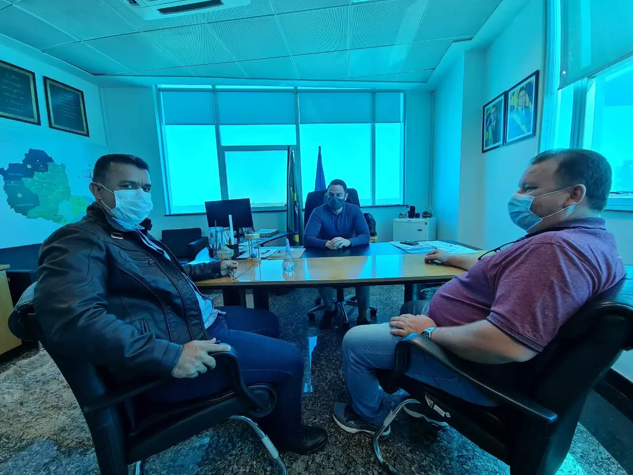 Deputado Dr. Neidson e prefeito Marcélio Brasileiro cobram implantação de Corpo de Bombeiros em Nova Mamoré