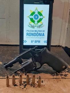 Filho de fazendeiro é preso com revólver ilegal e diz à PM que comprou arma para se defender