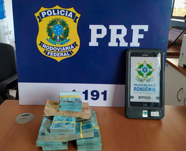 PRF faz nova grande apreensão de dinheiro em espécie em Guajará-Mirim