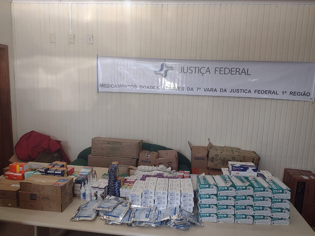 7ª VARA DA JUSTIÇA FEDERAL 1ª REGIÃO DOA MEDICAMENTOS PARA SECRETARIA MUNICIPAL DE SAÚDE