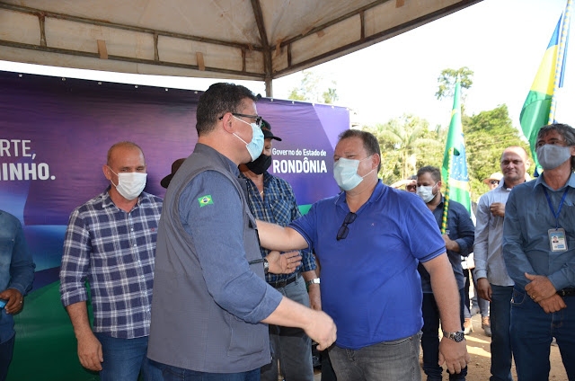Deputado Dr. Neidson participa da entrega oficial da ponte sobre o rio Jaci na RO-420