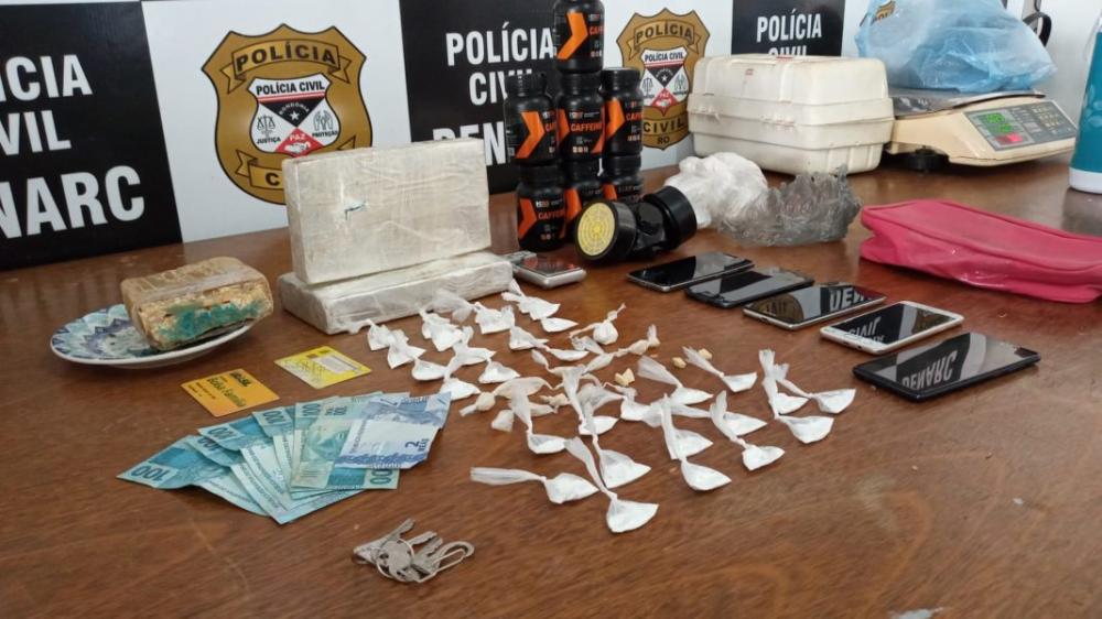 Ação do Denarc prende “Diego Tatu” e apreende droga avaliada em R$ 70 mil