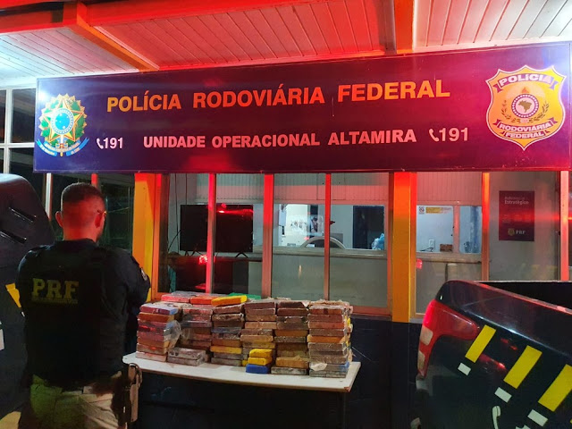 PRF apreende mais de 205 quilos de cocaína escondidos em caminhão boiadeiro que saiu de Nova Mamoré