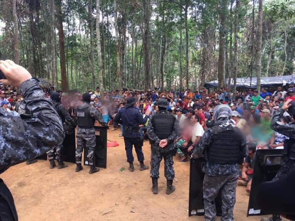 Tensão: sem-terras ameaçam invadir base de apoio da polícia em áreas de conflito agrário em Rondônia