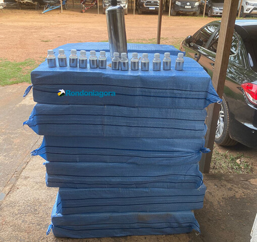 PM e Polícia Civil apreendem quase 50 quilos de mercúrio em Guajará-Mirim