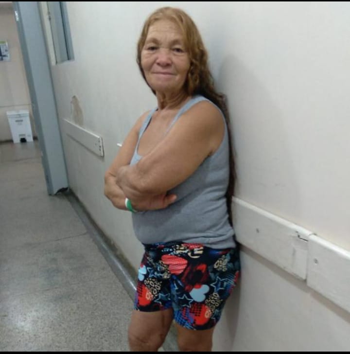 ROTA POLICIAL MOSTRA SITUAÇÃO CAÓTICA DE UMA IDOSA NO INTERIOR NO HOSPITAL JOÃO PAULO II
