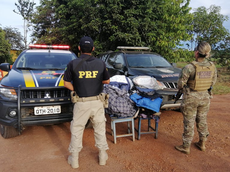 Em ação integrada, PRF apreende 10 Kg de cocaína no interior de RO