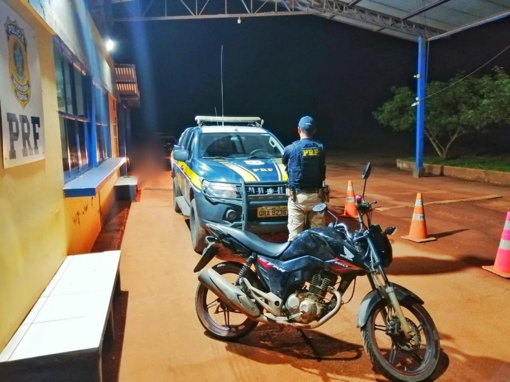 PRF recupera moto roubada menos de 24h após o crime