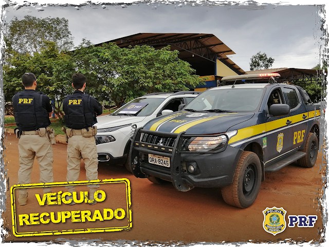 Em Guajará-Mirim PRF recupera caminhonete alugada em Porto Velho
