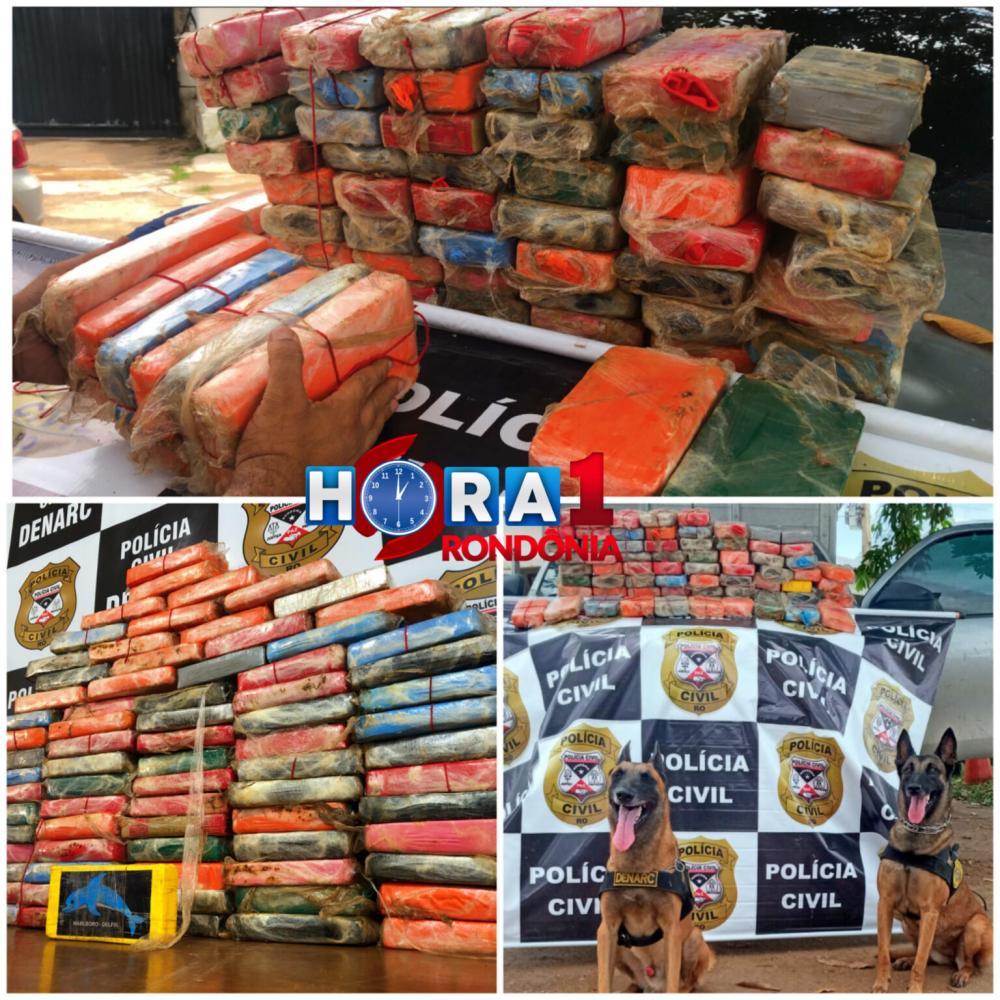 URGENTE: Exclusivo Hora1rondonia acompanha apreensão de 82 kg de cocaína na capital de Rondônia