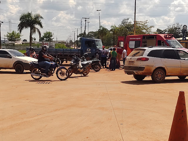 ALERTA: Dois acidentes de trânsitos na Rotária do Trevo são registrados nesta quarta-feira em Guajará-Mirim
