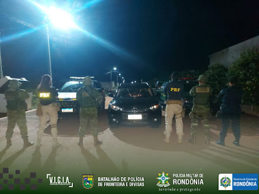 Forças de Segurança na fronteira recuperam veículo roubado no Rio de Janeiro que seguia para Guajará-Mirim