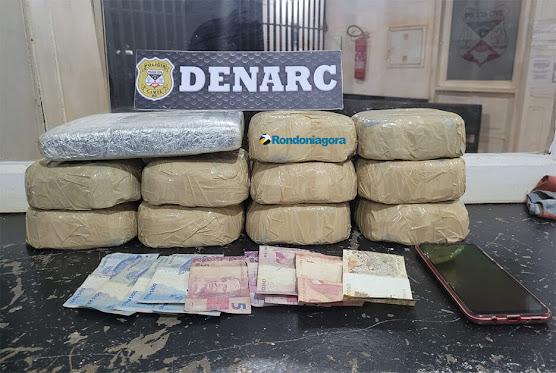 Traficante é flagrado em táxi com 11 quilos de cocaína; droga abasteceria facção