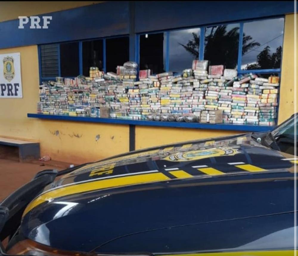 PRF CONSEGUE INTERCEPTAR NA BR CAMINHÃO BAÚ CARREGADO COM COCAÍNA