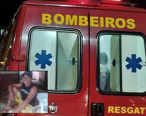 Homem é socorrido em estado gravíssimo após ser baleado na cabeça no bairro Santa Luzia