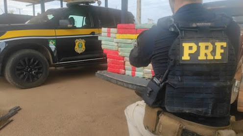PRF apreende quase 45 quilos de cocaína, mas não informa veículo, procedência ou destino da droga