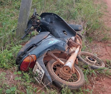 Polícia Militar é acionada após moto ser abandonada na área da Comara em Guajará-Mirim