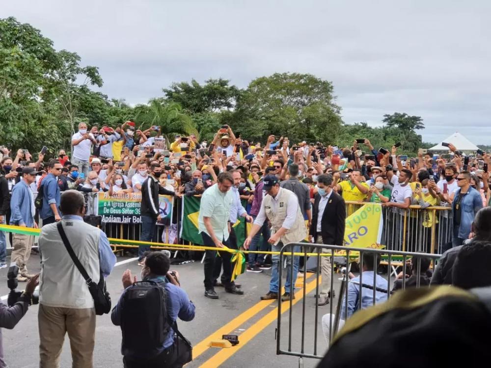 VÍDEO - COMPLETOU 1 ANO PONTE INAUGURADA PELO PRESIDENTE JAIR BOLSONARO