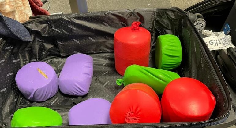 Grupo que saiu de Porto Velho é preso com 57 quilos de cocaína no aeroporto de Brasília