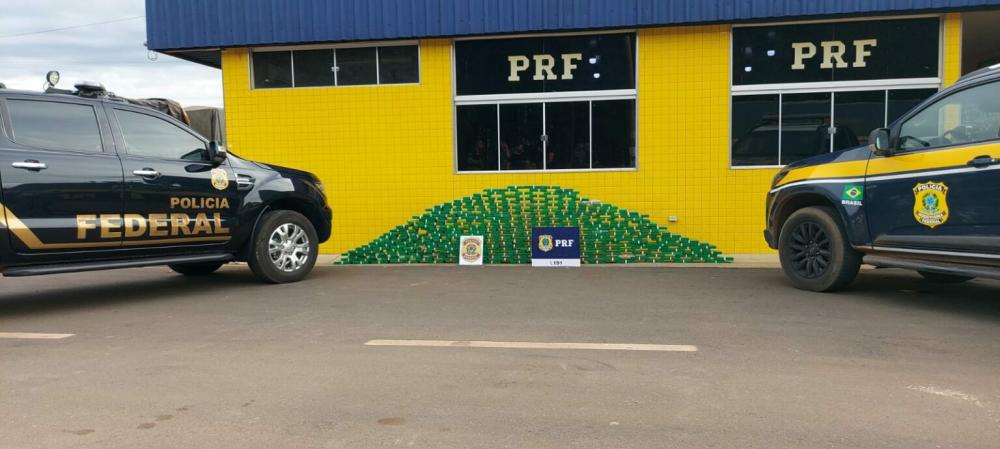 PRF e PF apreendem mais de 300 kg de cocaína no interior de RO