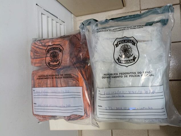 Traficantes são presos tentando despachar 12 kg de cocaína em aeroporto de Porto Velho