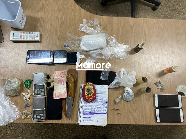 OPERAÇÃO DA POLÍCIA CIVIL DE NOVA MAMORÉ FECHA DUAS BOCAS DE FUMO E PRENDE TRÊS SUSPEITOS EM NOVA DIMENSÃO