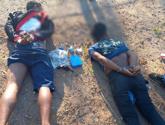 Duas pessoas são presas com droga e armas durante a Operação Hórus em Nova Mamoré