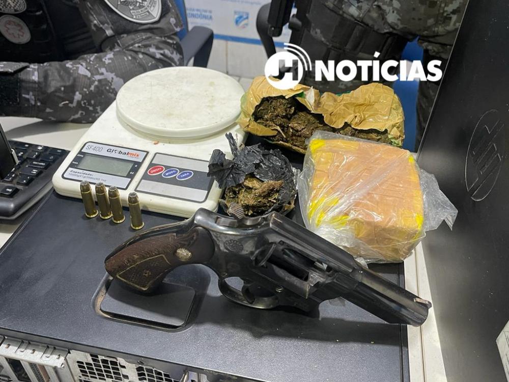 Dono de distribuidora é preso com arma e droga na capital