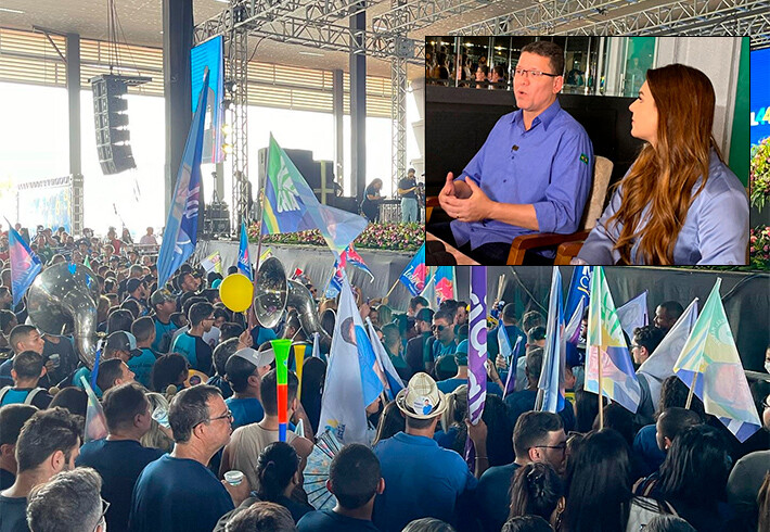 Marcos Rocha é homologado como candidato a reeleição, mas ainda sem definição do vice