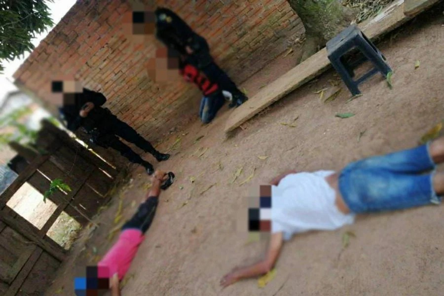 Após prenderem foragido em Vilhena, policiais militares são atacados por suspeito de furtar motoneta e usam spray de pimenta